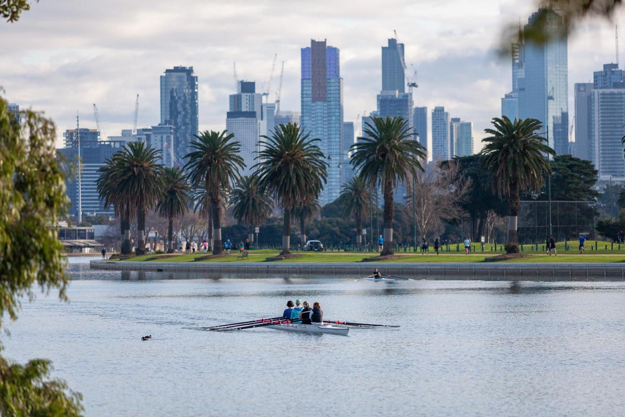 מלבורן Modern Quiet 1 & 2 Bed Apt Opposite Albert Park מראה חיצוני תמונה
